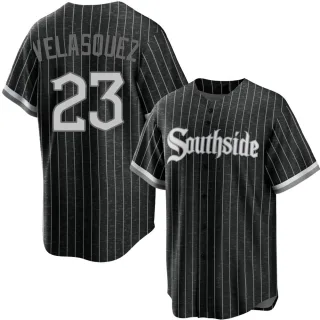 Youth Replica Black Vince Velasquez Chicago White Sox 2021 City Connect Jersey
