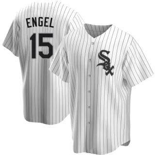 Youth Replica White Adam Engel Chicago White Sox Home Jersey