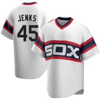Youth Replica White Bobby Jenks Chicago White Sox Cooperstown Collection Jersey