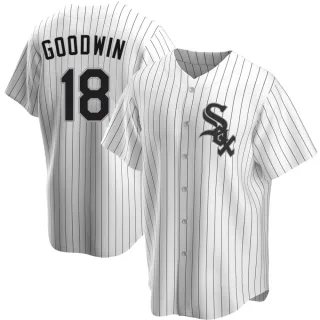 Youth Replica White Brian Goodwin Chicago White Sox Home Jersey