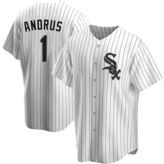 Youth Replica White Elvis Andrus Chicago White Sox Home Jersey