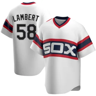 Youth Replica White Jimmy Lambert Chicago White Sox Cooperstown Collection Jersey