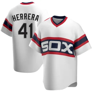 Youth Replica White Kelvin Herrera Chicago White Sox Cooperstown Collection Jersey