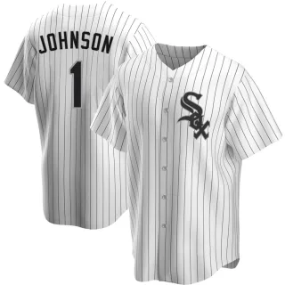 Youth Replica White Lance Johnson Chicago White Sox Home Jersey