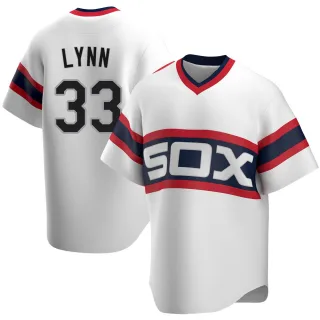 Youth Replica White Lance Lynn Chicago White Sox Cooperstown Collection Jersey
