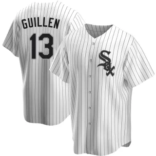 Youth Replica White Ozzie Guillen Chicago White Sox Home Jersey