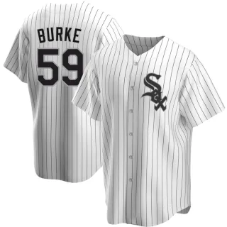 Youth Replica White Sean Burke Chicago White Sox Home Jersey